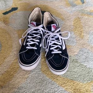 Vans black hi tops